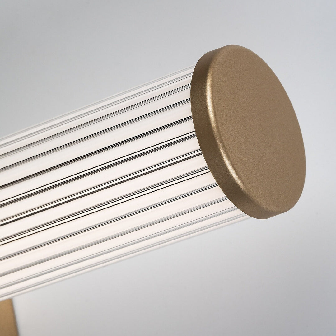 Applique de salle de bains, Calyn, LED 8 W, 4 000 K, 620 lm, L 40 cm, dorée, IP44, 75104