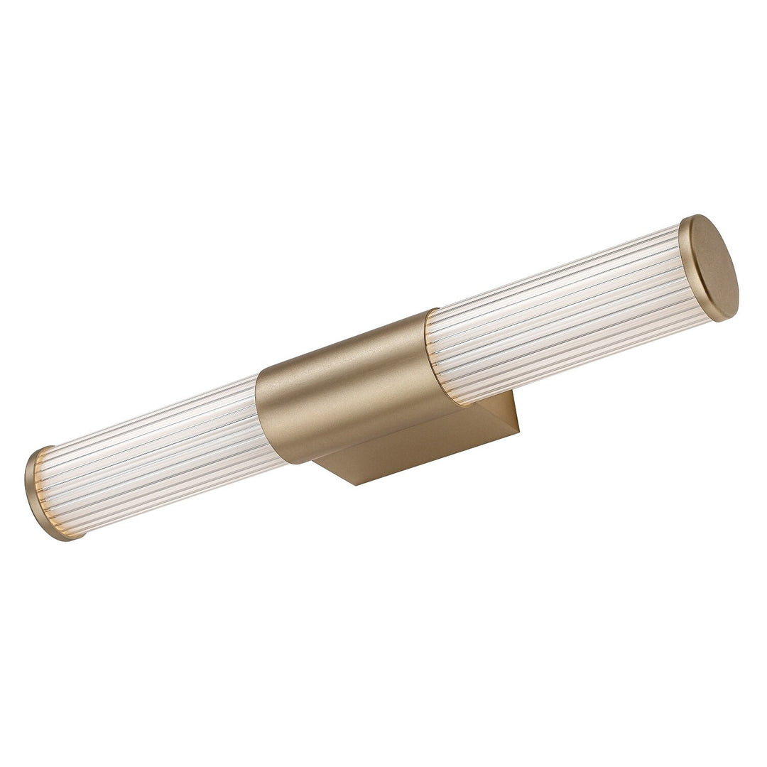 Applique de salle de bains, Calyn, LED 8 W, 4 000 K, 620 lm, L 40 cm, dorée, IP44, 75104