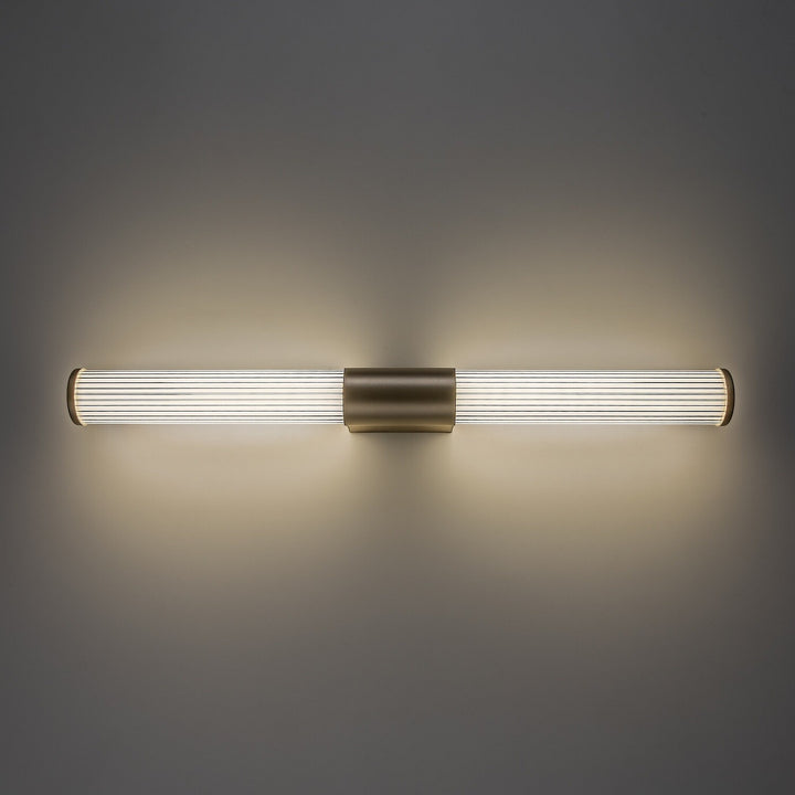 Applique de salle de bains, Calyn, LED 15 W, 4 000 K, 1 450 lm, L 60 cm, dorée, IP44, 75105