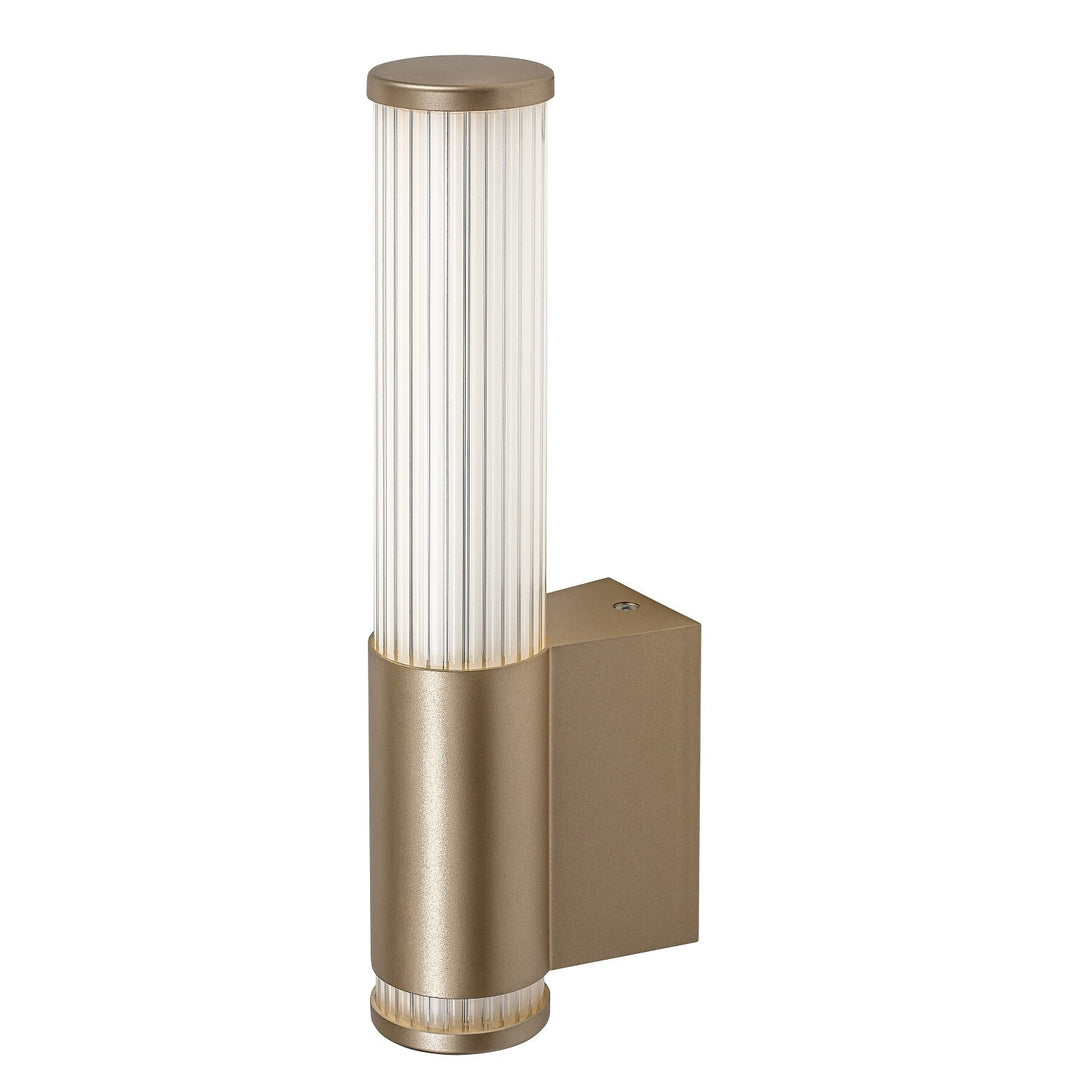 Applique de salle de bains, Calyn, LED 6 W, 4 000 K, 530 lm, H 29 cm, dorée, IP44, 75106