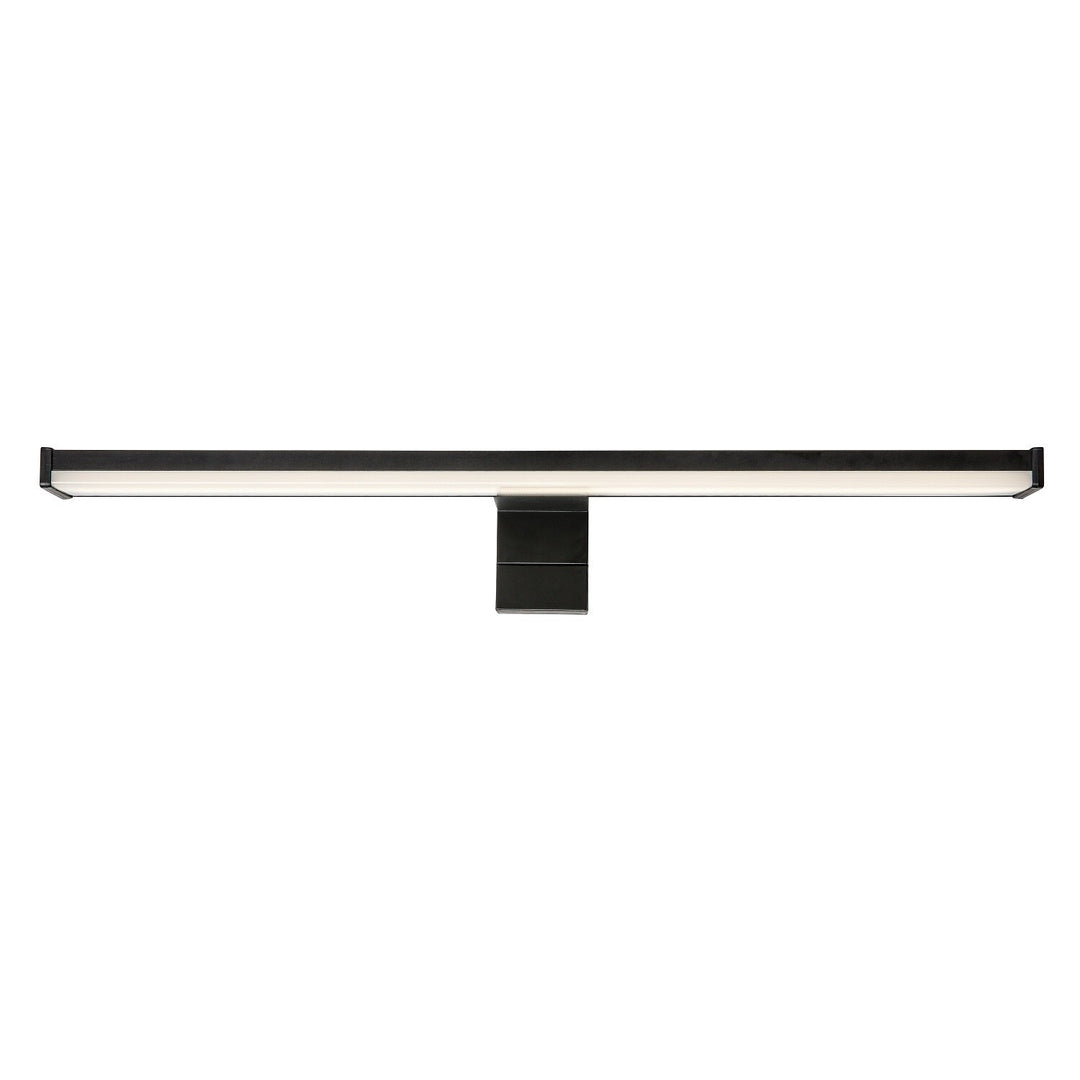 Applique de salle de bains, Seyra, LED 8 W, 4 000 K, 650 lm, L 40 cm, noir, IP44, 75112