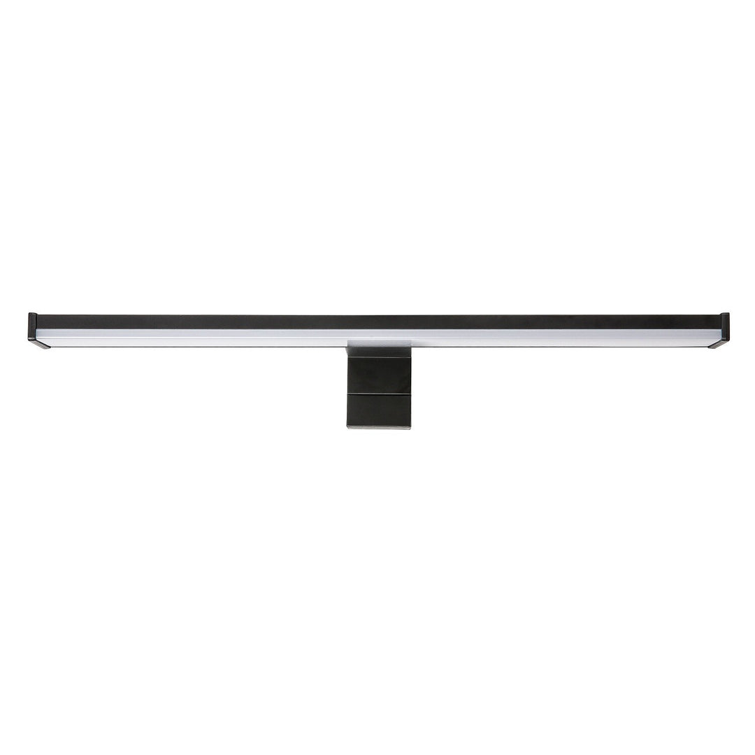 Applique de salle de bains, Seyra, LED 8 W, 4 000 K, 650 lm, L 40 cm, noir, IP44, 75112