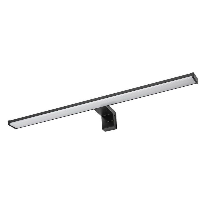 Applique de salle de bains, Seyra, LED 12 W, 4 000 K, 910 lm, L 60 cm, noir, IP44, 75113