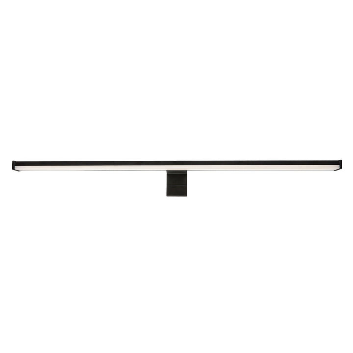 Applique de salle de bains, Seyra, LED 12 W, 4 000 K, 910 lm, L 60 cm, noir, IP44, 75113