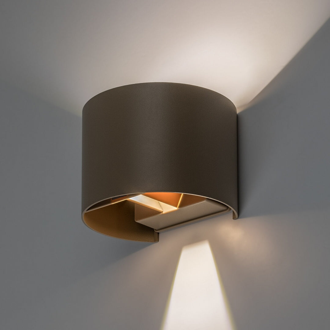 Applique d'extérieur, Virna, LED 5 W, 420 lm, température de couleur 2 700, 4 000, 6 500 K, IP54, gris-beige, 77217