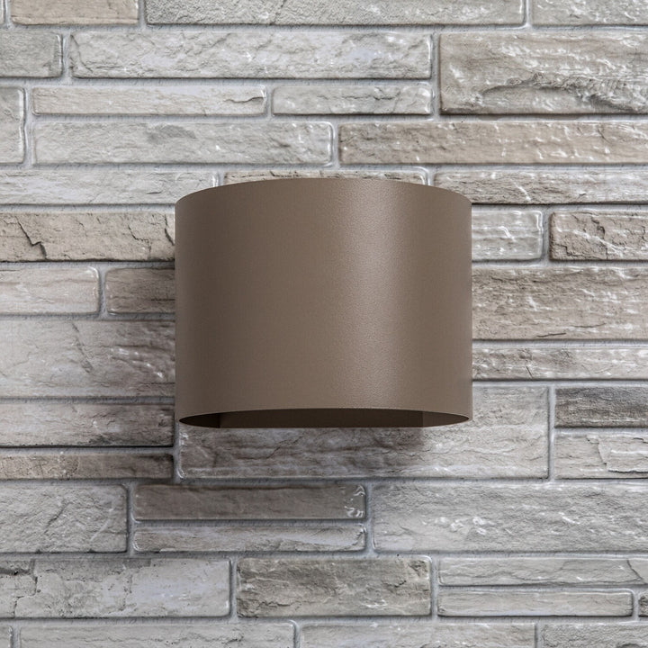 Applique d'extérieur, Virna, LED 5 W, 420 lm, température de couleur 2 700, 4 000, 6 500 K, IP54, gris-beige, 77217