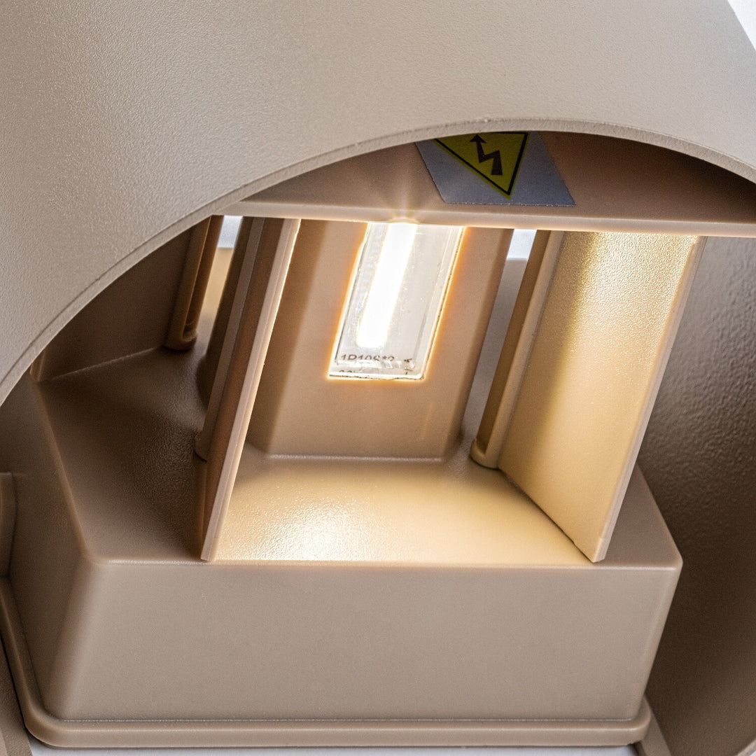 Applique d'extérieur, Virna, LED 5 W, 420 lm, température de couleur 2 700, 4 000, 6 500 K, IP54, gris-beige, 77217