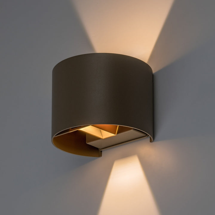 Applique d'extérieur, Virna, LED 5 W, 420 lm, température de couleur 2 700, 4 000, 6 500 K, IP54, gris-beige, 77217