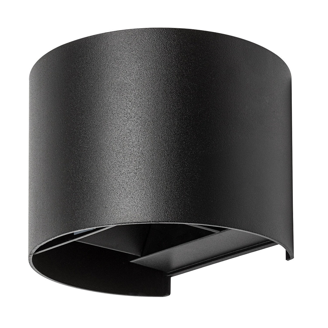 Applique d'extérieur, Virna, LED 5 W, 420 lm, température de couleur 2 700, 4 000, 6 500 K, IP54, noir, 77218