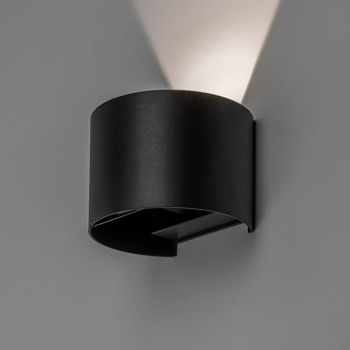 Applique d'extérieur, Virna, LED 5 W, 420 lm, température de couleur 2 700, 4 000, 6 500 K, IP54, noir, 77218