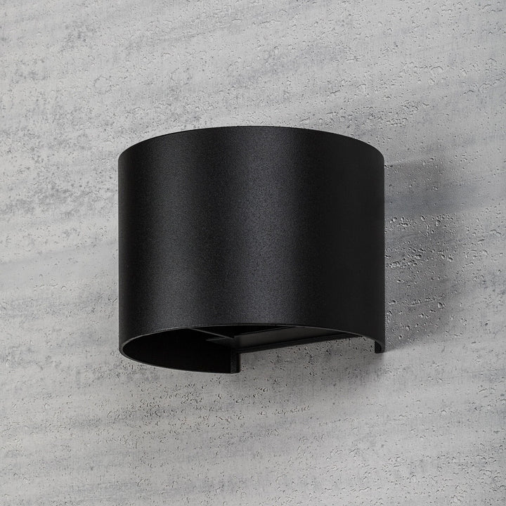 Applique d'extérieur, Virna, LED 5 W, 420 lm, température de couleur 2 700, 4 000, 6 500 K, IP54, noir, 77218