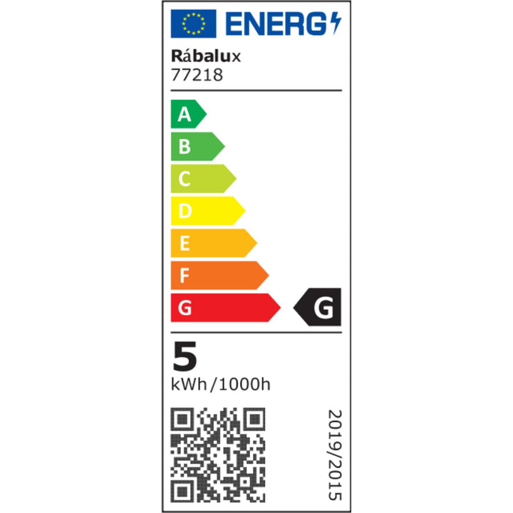 Applique d'extérieur, Virna, LED 5 W, 420 lm, température de couleur 2 700, 4 000, 6 500 K, IP54, noir, 77218