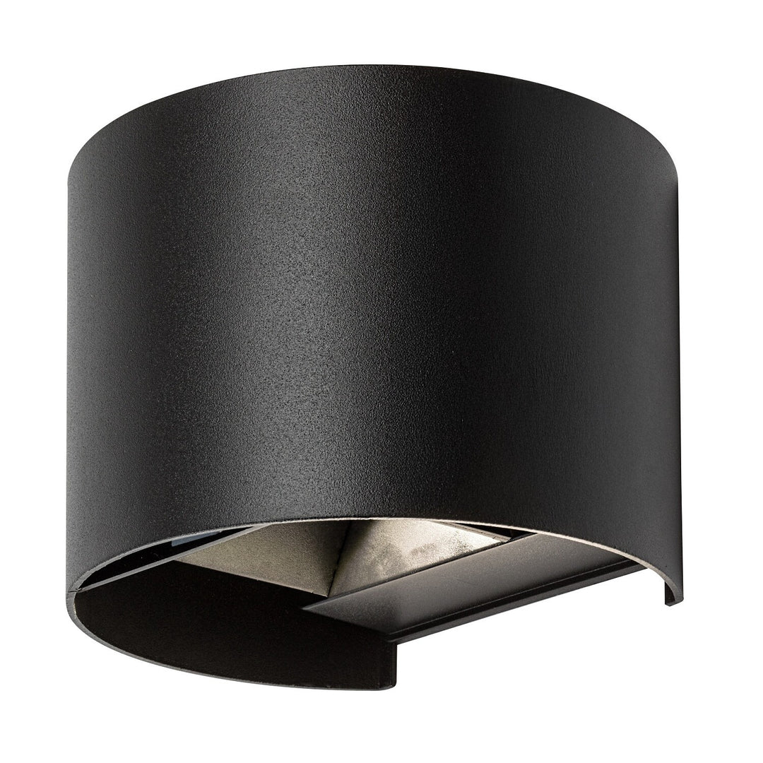 Applique d'extérieur, Virna, LED 5 W, 420 lm, température de couleur 2 700, 4 000, 6 500 K, IP54, noir, 77218