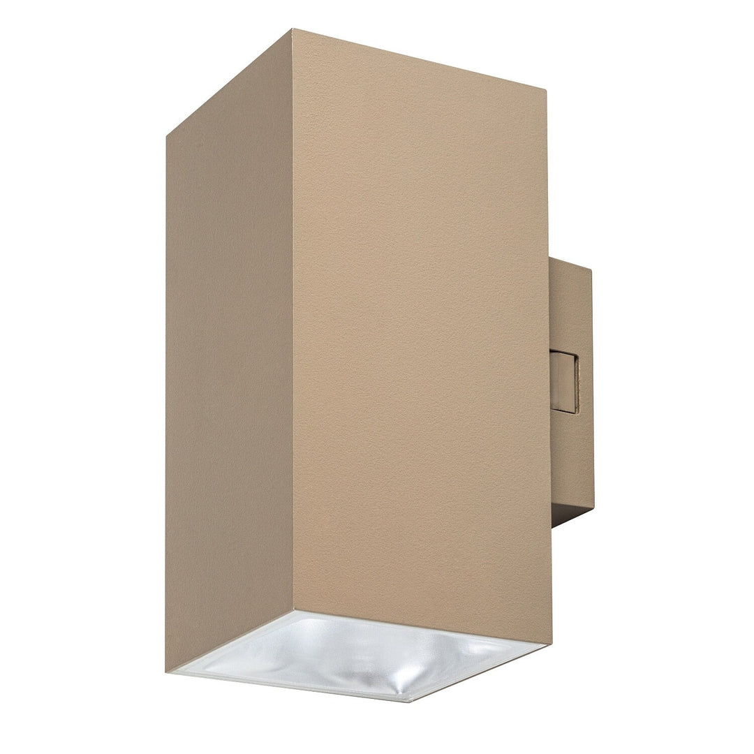 Applique d'extérieur, Urfa, LED 18 W, 1 800 lm, température de couleur 2 700, 4 000, 6 500 K, H 16 cm, IP65, gris-beige, 77215