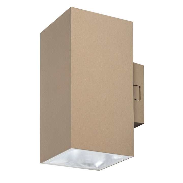 Applique d'extérieur, Urfa, LED 18 W, 1 800 lm, température de couleur 2 700, 4 000, 6 500 K, H 16 cm, IP65, gris-beige, 77215