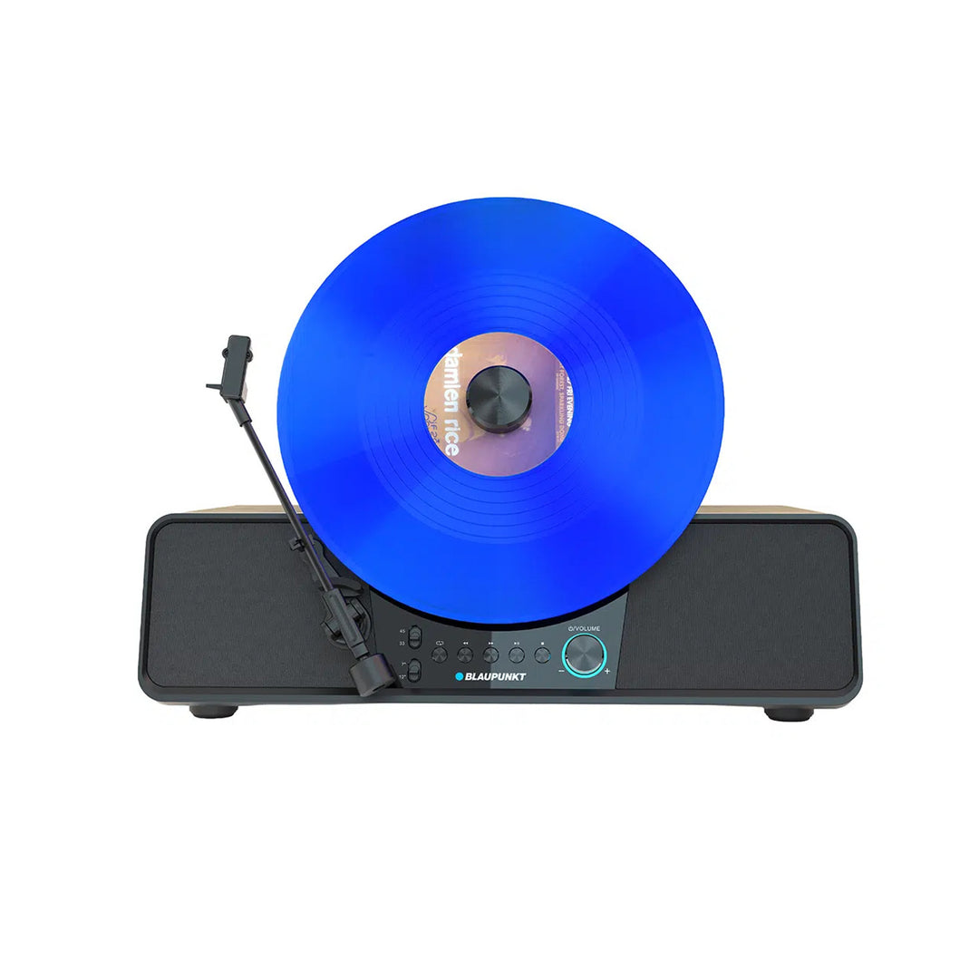 Platine vinyle automatique Blaupunkt, à montage vertical, BT, USB, cellule Audio-Technica, compatible avec les disques 7" et 12", Varsovia VT200BT