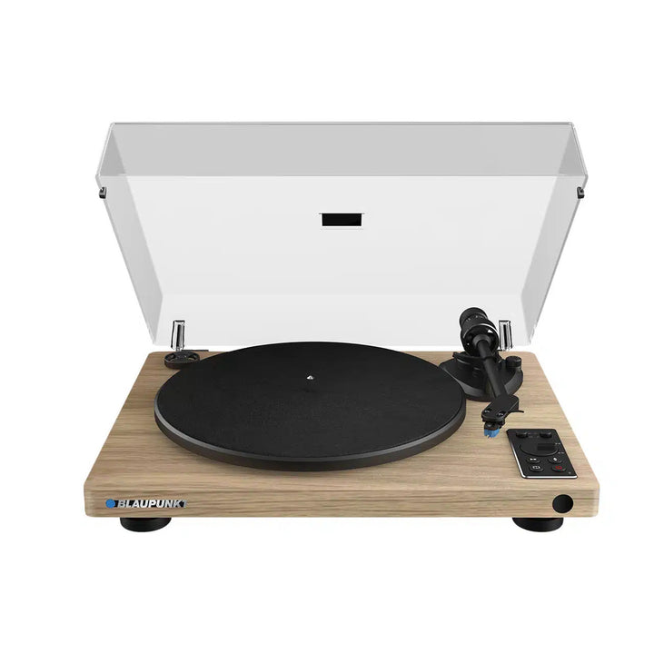 Platine vinyle automatique Blaupunkt, BT, USB, cellule Audio-Technica, compatible avec les disques 7" et 12", Varsovia AT100BT