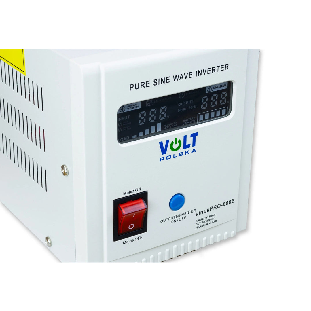 Alimentation de secours Sinus Pro 800 E, 12/230 V, puissance continue 500 W, puissance totale 800 VA, 3SP080012E