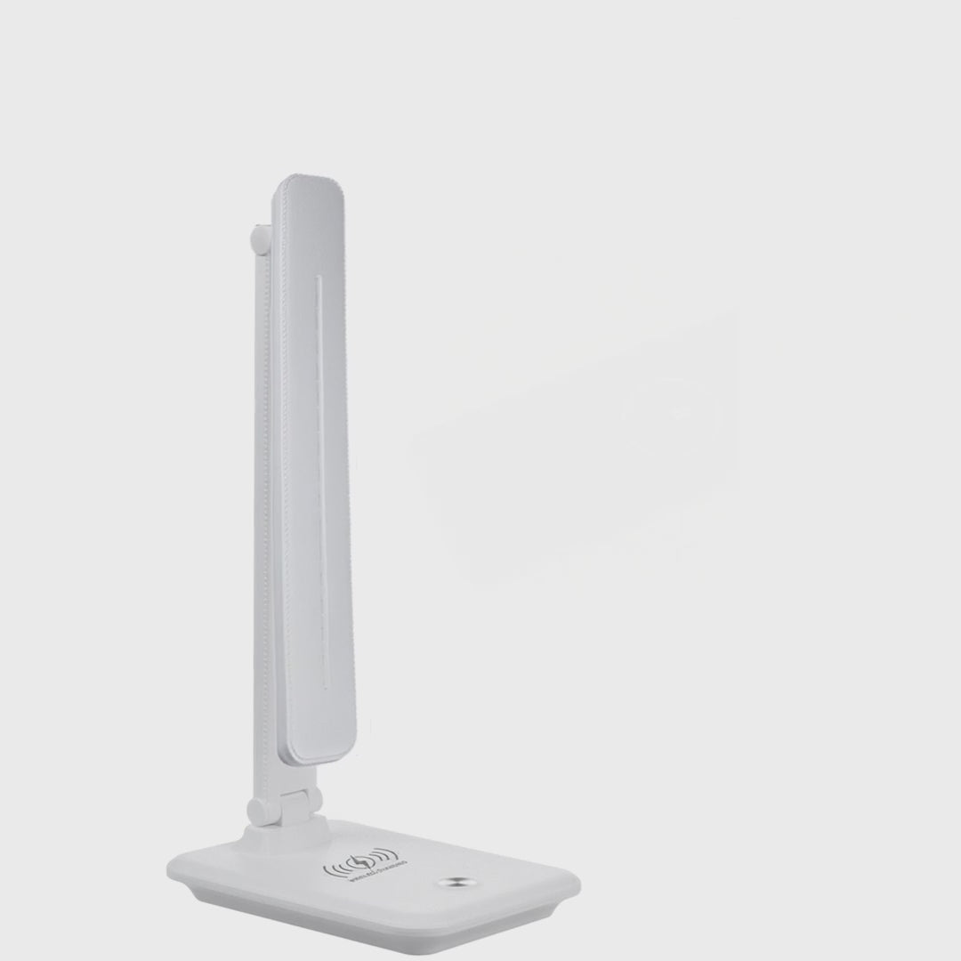 Lampe de bureau LED à intensité variable Lampe de bureau 9W avec chargeur Qi à induction