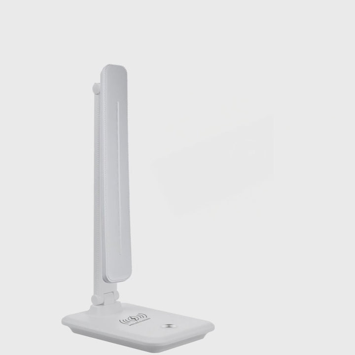 Lampe de bureau LED à intensité variable Lampe de bureau 9W avec chargeur Qi à induction