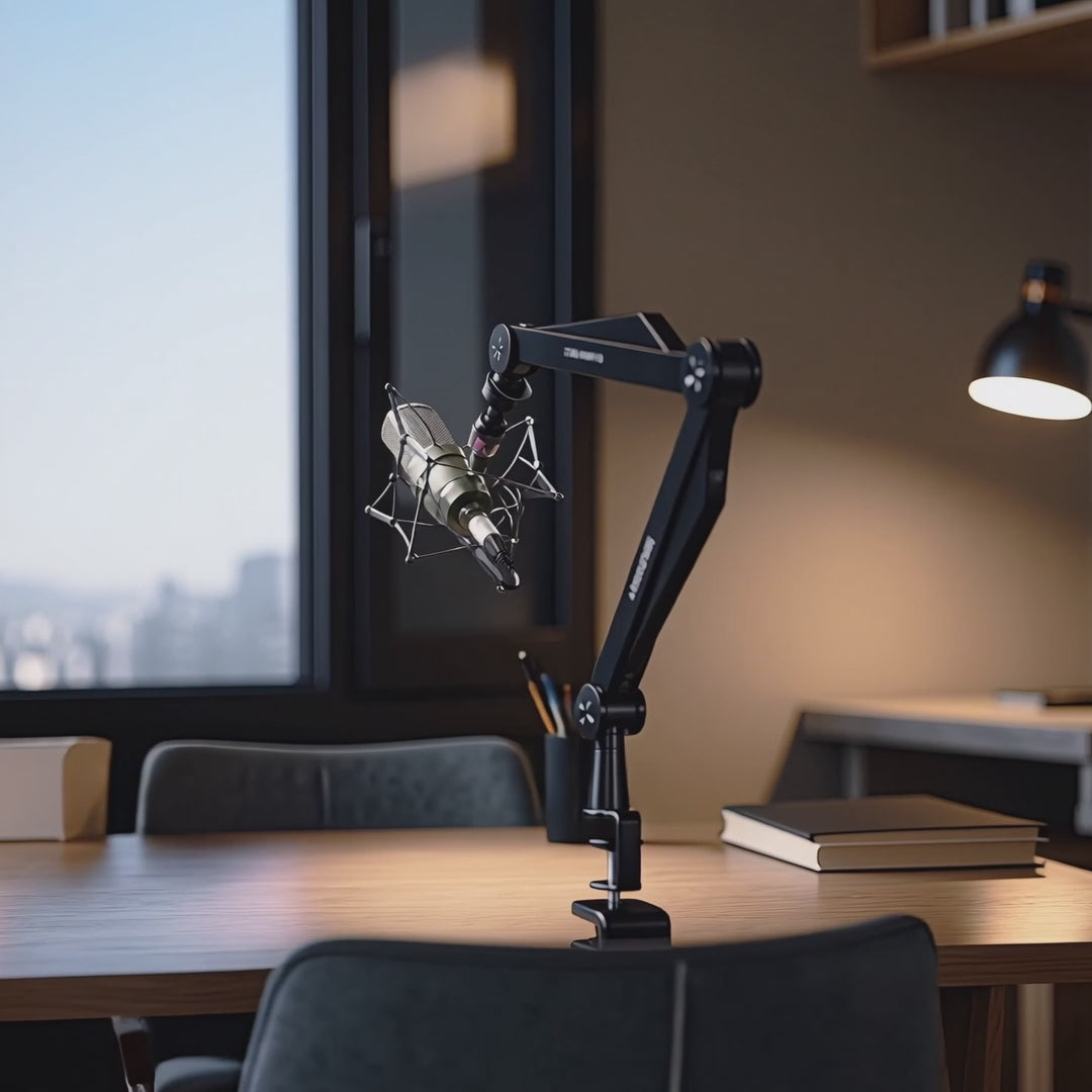 Porte-microphone 3/8" et 5/8" NanoRS, 1kg max, RS422