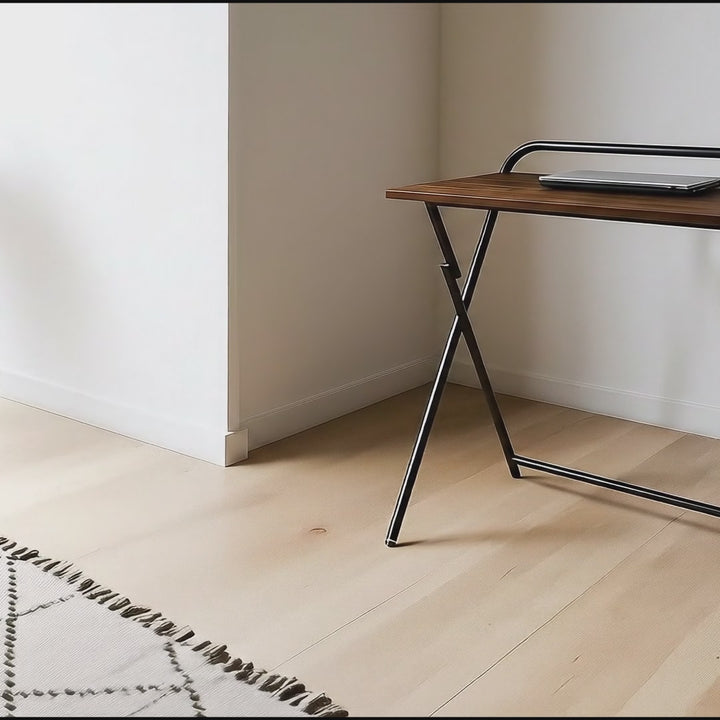 Bureau multifonctionnel Maclean pour ordinateur portable, noir, plateau 50x80cm, 50kg max, MC-127 B