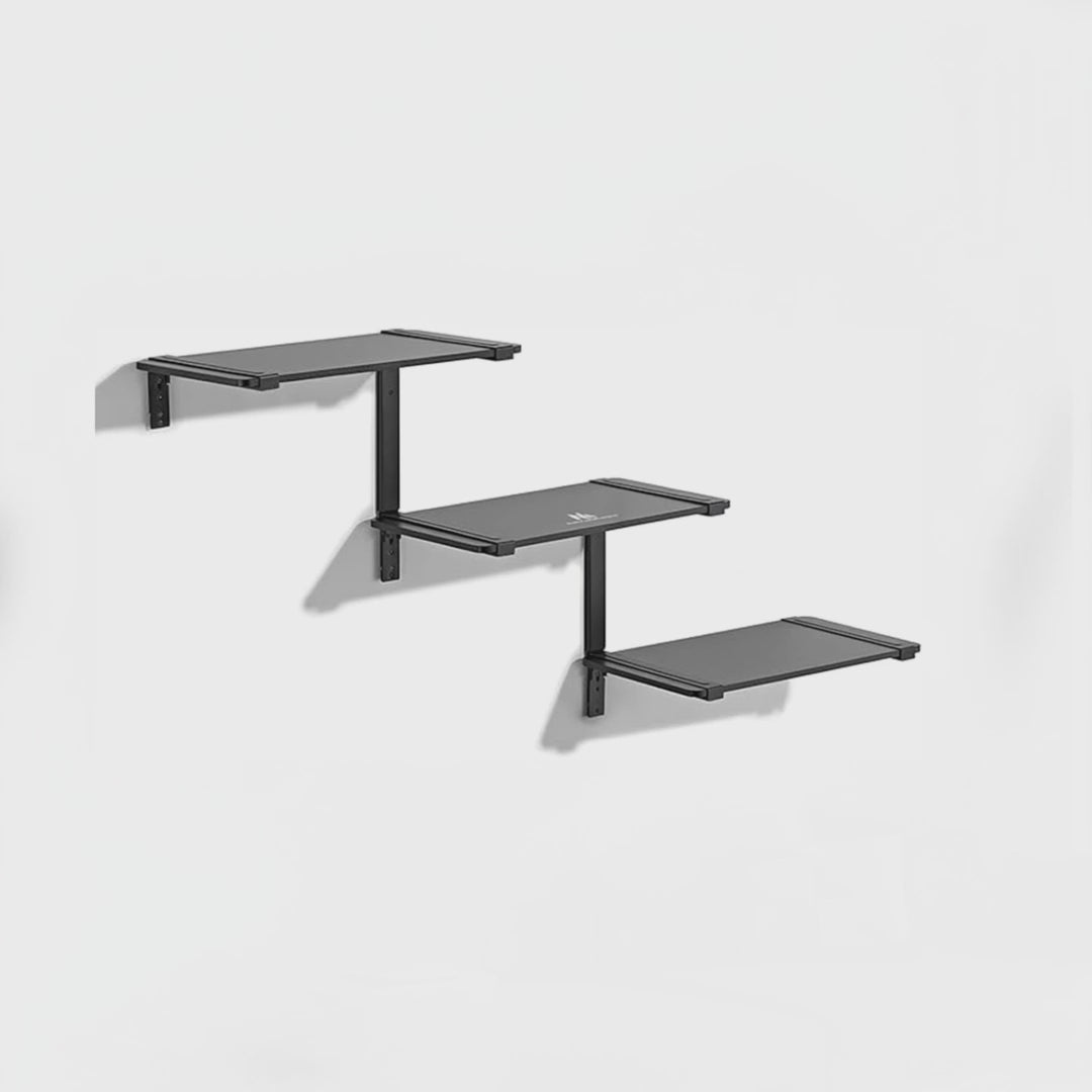 Etagères modulaires Maclean à trois niveaux, 30kg max, MC-974