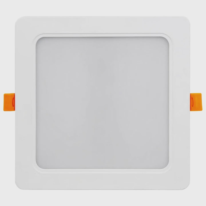 Maclean MCE374 S Plaque de plafond LED encastrée SLIM, 18W, blanc neutre 4000K, 170*170*26mm, 1900lm,