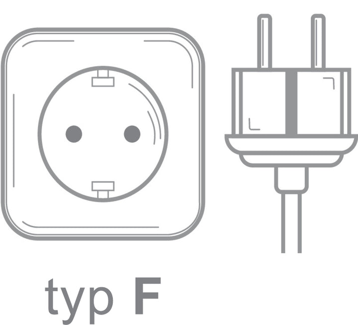 Block multiprise 3 prises avec interrupteur 16A avec protection enfant  Maclean Energy MCE216 blanc