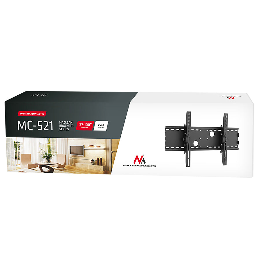 Support mural LED, LCD, Plasma TV 37-70 "75 kg Maclean MC-521 B