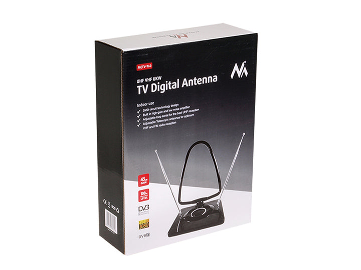 Antenne intérieure Radio DVB-T2 HEVC avec amplificateur MCTV-963