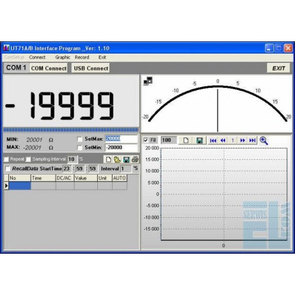 Uni-T UT-71A compteur numérique universel avec écran LCD