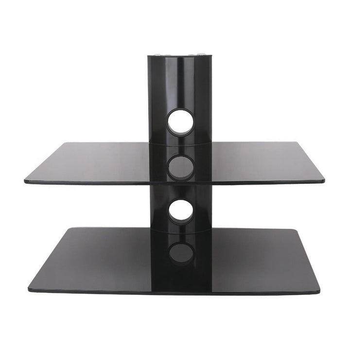 Double étagère en verre pour la console tuner DVD Art D-50N