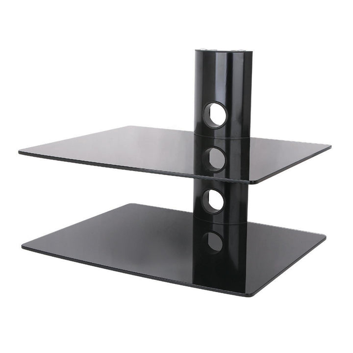 Double étagère en verre pour la console tuner DVD Art D-50N