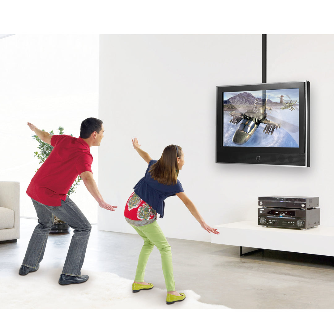Support TV réglable montage au plafond 23-42" charge maximale 50kg VESA 200x200 Maclean MC-580