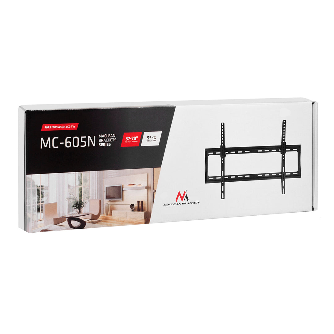 Support TV mural 32-80" max 35kg noir Maclean MC-605