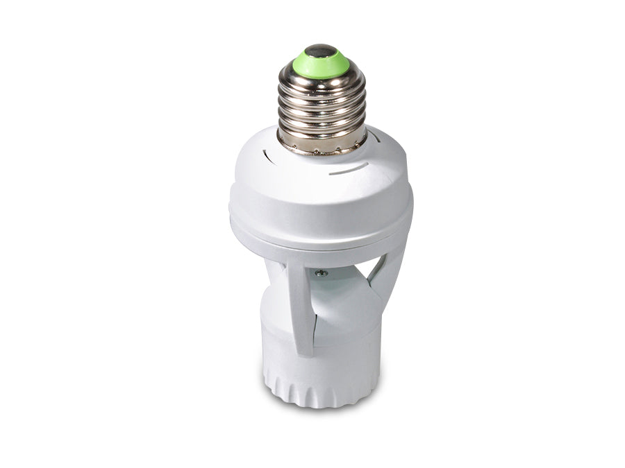 Porte-ampoule Douille avec détecteur de mouvement et crépuscule Pir 1200W Maclean Energy MCE20