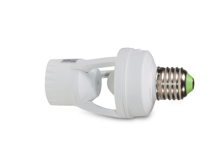 Porte-ampoule Douille avec détecteur de mouvement et crépuscule Pir 1200W Maclean Energy MCE20