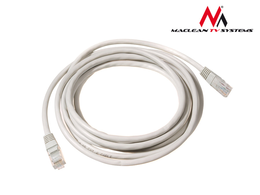 Câble patchcord fil UTP CAT 5e RJ45 Maclean MCTV-646