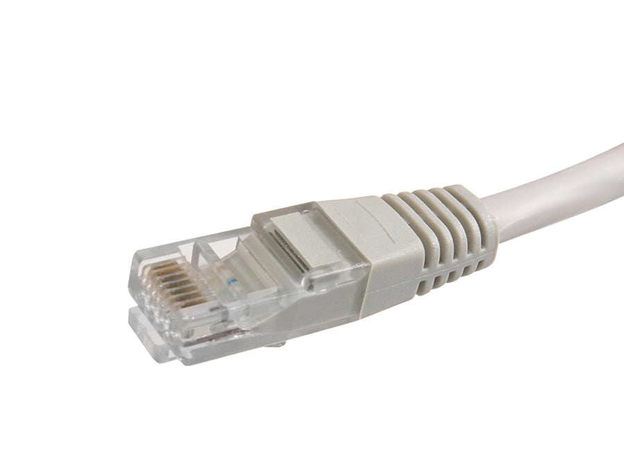 Câble réseau UTP LAN CAT6, terminé par des fiches RJ45, gris - 2m