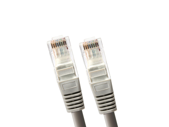 Câble réseau UTP LAN CAT6, terminé par des prises RJ45, gris - 5.0m