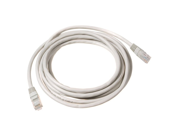 Câble réseau UTP LAN CAT6, terminé par des prises RJ45, gris - 5.0m