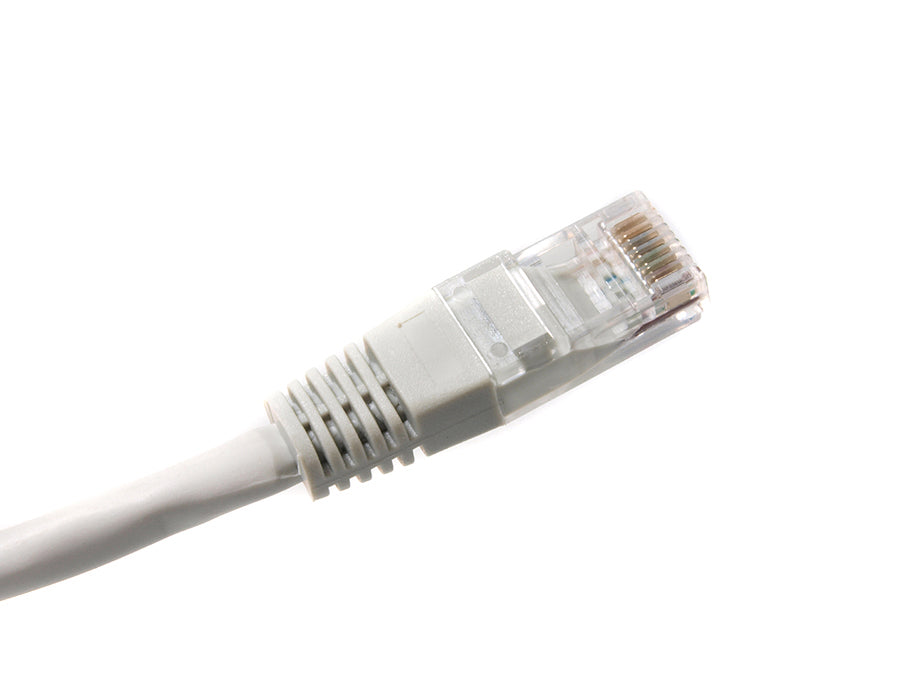 Câble réseau UTP LAN CAT6, terminé par des prises RJ45, gris - 5.0m