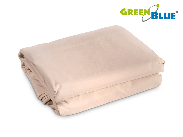 Toile solaire Voile ombrage triangle 5 m GreenBlue GB502 couleur crème