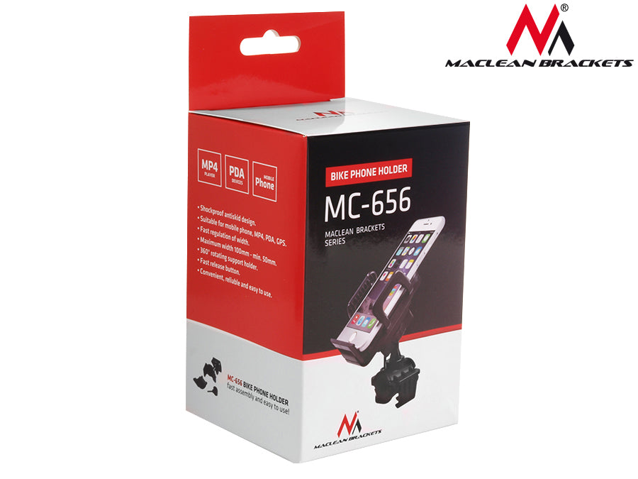 Support de vélo pour téléphone/ GPS Maclean MC-656