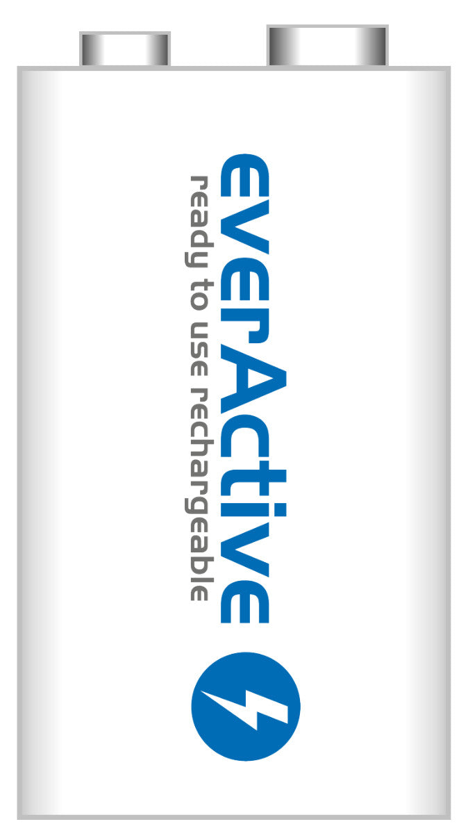 Batterie rechargeable 6F22 / 9V Ni-MH 320mAh EverActive