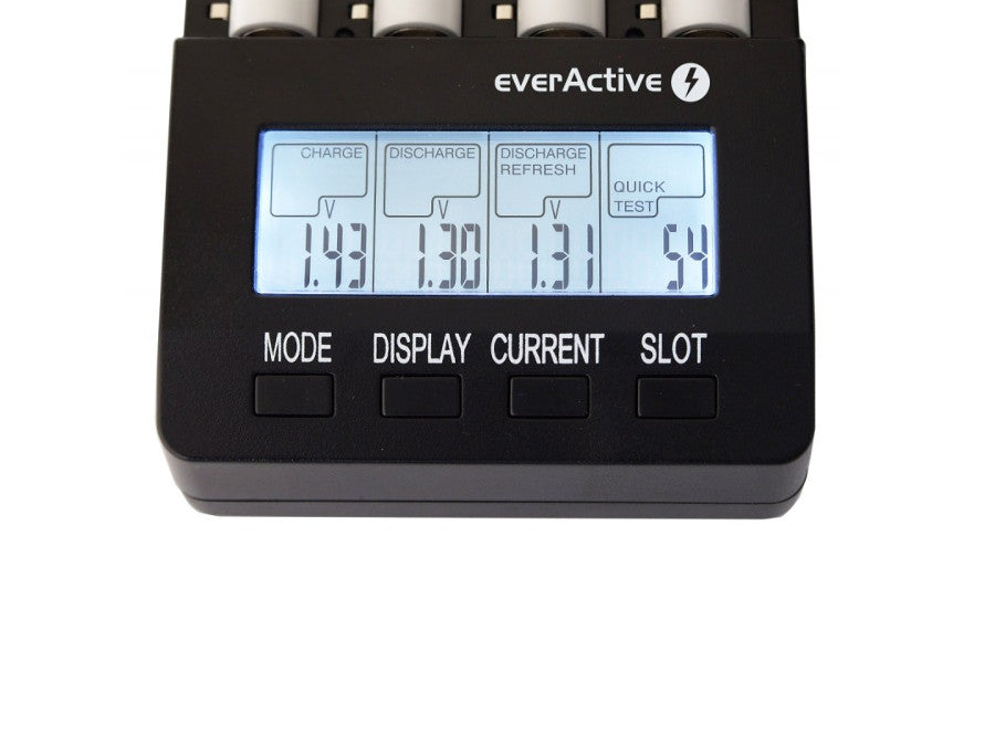 Chargeur de batterie AAA R03, AA R6, Ni-MH / Ni-CD EverActive NC-3000