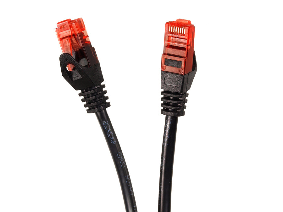 Câble réseau CAT6 UTP LAN, terminé par des fiches RJ45, noir - 5 m