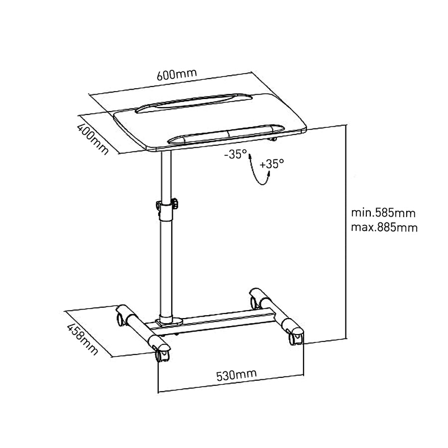 Support pour projecteur ordinateur portable Maclean MC-671