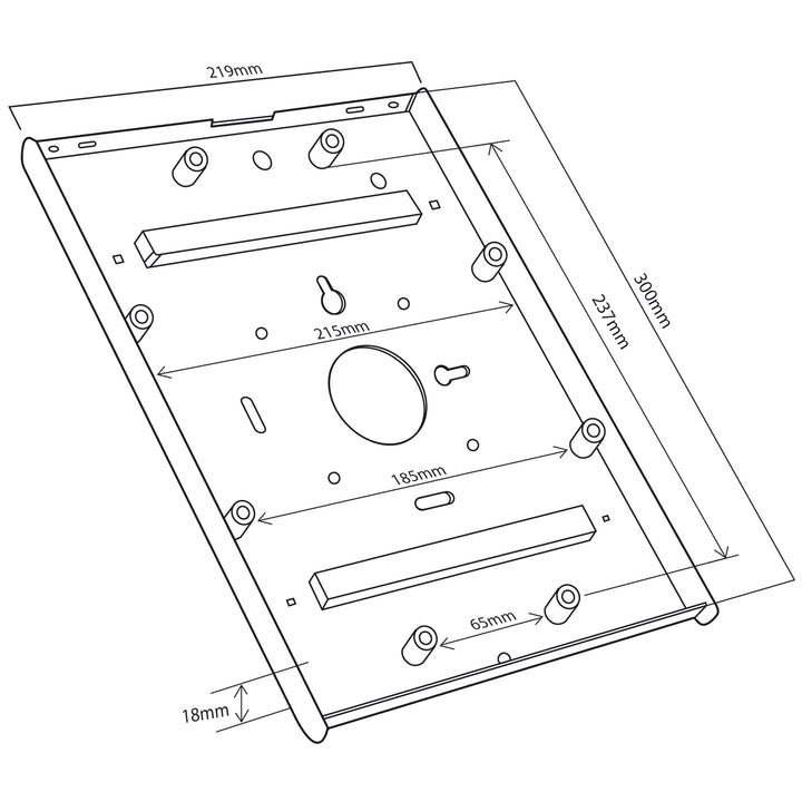 Support tablette trépied pour iPad 2/3/4/Air/Air2  Maclean MC-678